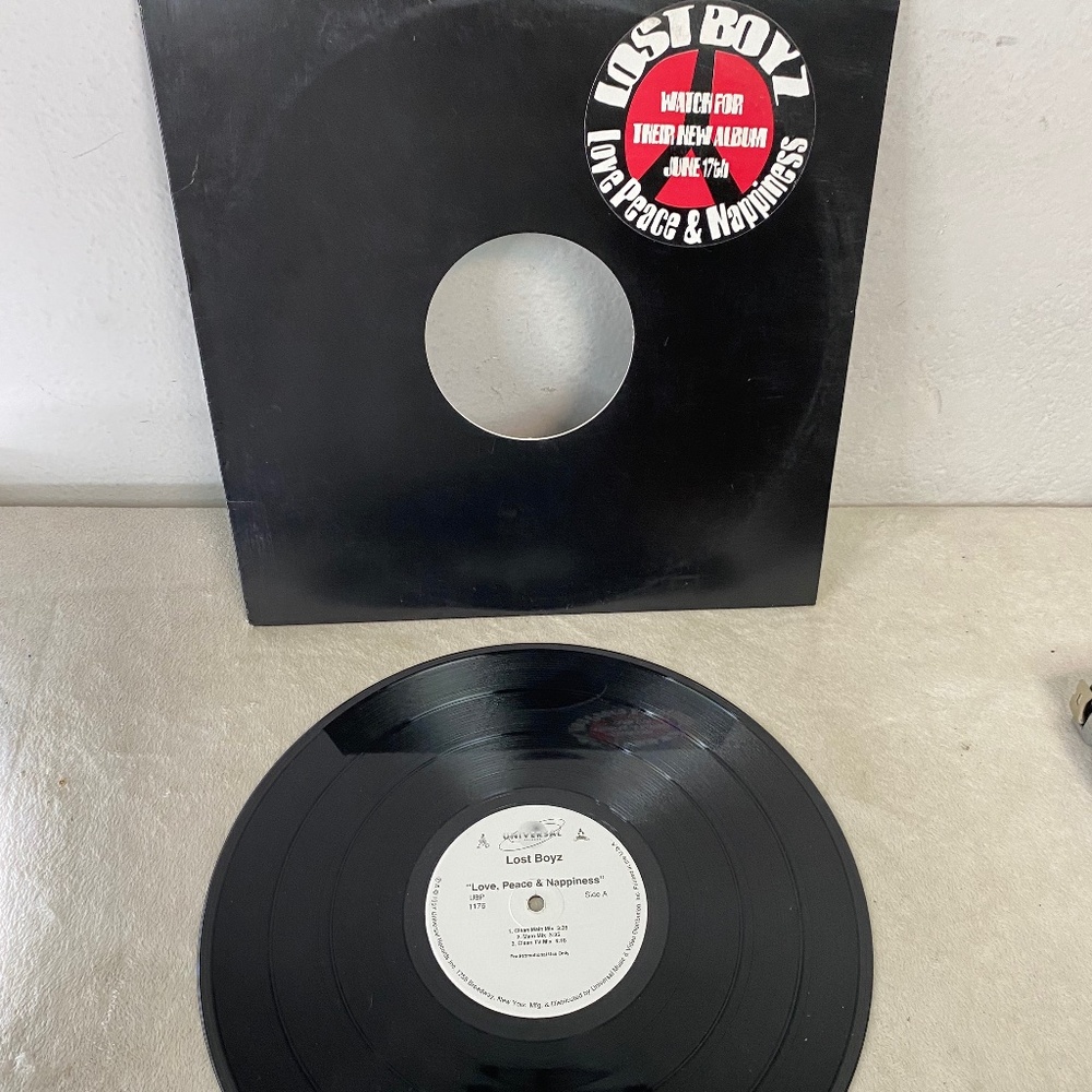 [RAP]NM 12"~LOST BOYZ~Love, Peace & Nappiness~x3 Mixes~Beast From The East Promo